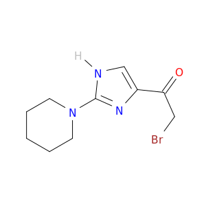 Ethanone, 2-bromo-1-[2-(1-piperidinyl)-1H-imidazol-4-yl]-