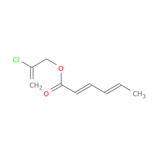 2,4-Hexadienoic acid, 2-chloro-2-propenyl ester, (E,E)-
