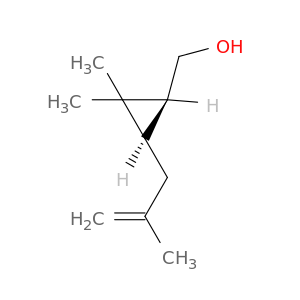 Cyclopropanemethanol, 2,2-dimethyl-3-(2-methyl-2-propenyl)-, cis-