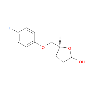 2-FURANOL, 5-[(4-FLUOROPHENOXY)METHYL]TETRAHYDRO-, (5S)-
