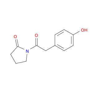 2-Pyrrolidinone, 1-[(4-hydroxyphenyl)acetyl]-