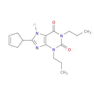 1H-Purine-2,6-dione, 8-(3-cyclopenten-1-yl)-3,7-dihydro-1,3-dipropyl-