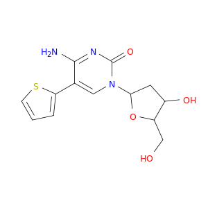 4-AMINO-1-(4-HYDROXY-5-HYDROXYMETHYL-TETRAHYDRO-FURAN-2-YL)-5-THIOPHEN-2-YL-1H-PYRIMIDIN-2-ONE