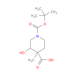 1-(叔-丁氧羰基)-3-羟基-4-甲基哌啶-4-羧酸