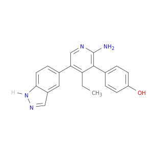 4-(2-氨基-4-乙基-5-(1H-吲唑-5-基)吡啶-3-基)苯酚