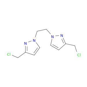 1H-Pyrazole, 1,1'-(1,2-ethanediyl)bis[3-(chloromethyl)-
