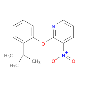 Pyridine, 2-[2-(1,1-dimethylethyl)phenoxy]-3-nitro-