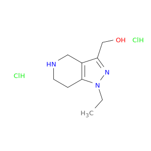 (1-Ethyl-4,5,6,7-tetrahydro-1H-pyrazolo[4,3-c]pyridin-3-yl)methanol Dihydrochloride