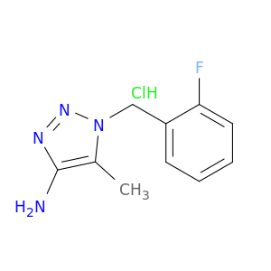 1-[(2-Fluorophenyl)methyl]-5-methyl-1H-1,2,3-triazol-4-amine Hydrochloride