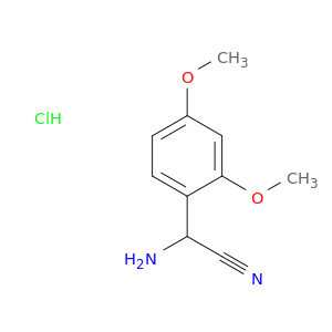 2-Amino-2-(2,4-dimethoxyphenyl)acetonitrile Hydrochloride