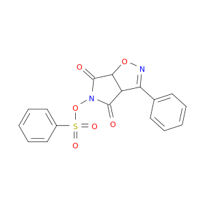 3-phenyl-5-[(phenylsulfonyl)oxy]-3ah-pyrrolo[3,4-d][1,2]oxazole-4,6(5h,6ah)-dione