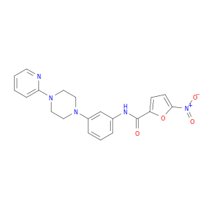2-Furancarboxamide, 5-nitro-N-[3-[4-(2-pyridinyl)-1-piperazinyl]phenyl]-