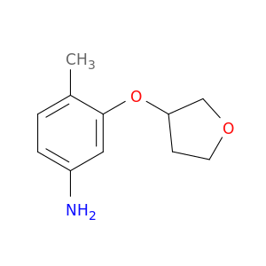 4-methyl-3-(oxolan-3-yloxy)aniline