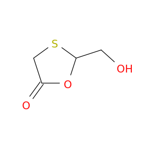 1,3-Oxathiolan-5-one, 2-(hydroxymethyl)-