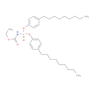 Carbamic acid, [bis(4-nonylphenoxy)phosphinyl]-, ethyl ester