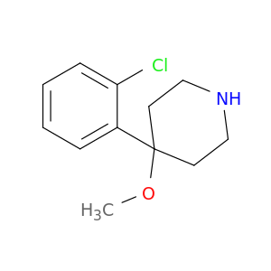 Piperidine, 4-(2-chlorophenyl)-4-methoxy-