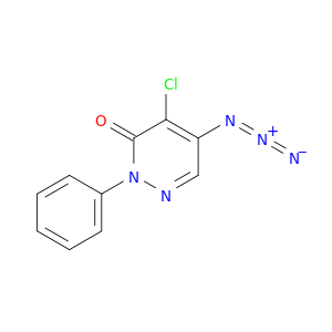 3(2H)-Pyridazinone, 5-azido-4-chloro-2-phenyl-