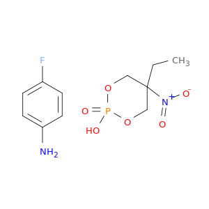5-ethyl-5-nitro-1,3,2-dioxaphosphinan-2-ol 2-oxide- 4-fluoroaniline(1:1)