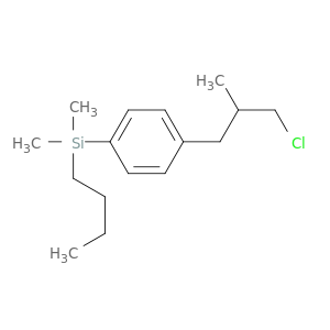 Silane, butyl[4-(3-chloro-2-methylpropyl)phenyl]dimethyl-