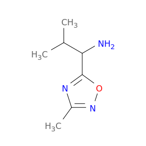 2-Methyl-1-(3-methyl-1,2,4-oxadiazol-5-yl)propan-1-amine