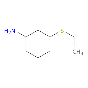 3-(ethylsulfanyl)cyclohexan-1-amine