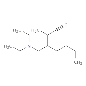 1-Hexanamine, N,N-diethyl-2-(1-methyl-2-propynyl)-
