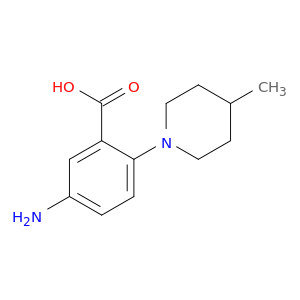 5-氨基-2-(4-甲基-哌啶-1-基)-苯甲酸