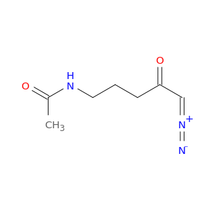 Acetamide, N-(5-diazo-4-oxopentyl)-
