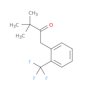 3,3-Dimethyl-1-[2-(trifluoromethyl)phenyl]butan-2-one