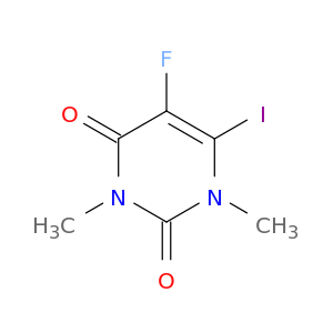 2,4(1H,3H)-Pyrimidinedione, 5-fluoro-6-iodo-1,3-dimethyl-