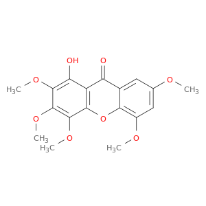 9H-Xanthen-9-one, 1-hydroxy-2,3,4,5,7-pentamethoxy-