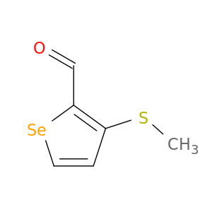 2-Selenophenecarboxaldehyde, 3-(methylthio)-