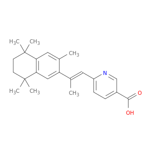 3-Pyridinecarboxylicacid,6-[2-(5,6,7,8-tetrahydro-3,5,5,8,8-pentamethyl-2-naphthalenyl)-1-propenyl]-,(E)- (9CI)