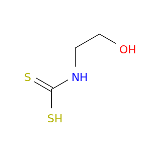 Carbamodithioic acid, (2-hydroxyethyl)-