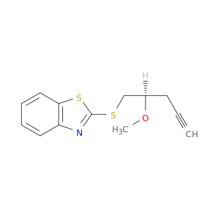 Benzothiazole, 2-[[(2R)-2-methoxy-4-pentynyl]thio]-