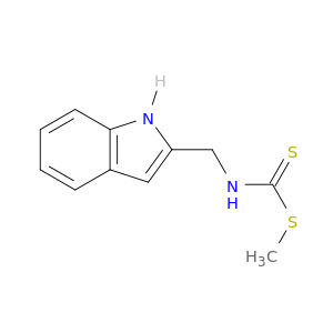 Carbamodithioic acid, (1H-indol-2-ylmethyl)-, methyl ester