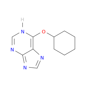 1H-Purine, 6-(cyclohexyloxy)-