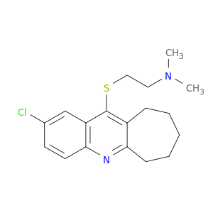 2-CHLORO-11-((2-(DIMETHYLAMINO)ETHYL)THIO)-7,8,9,10-TETRAHYDRO-6H-CYCLOHEPTA[B]QUINOLINE