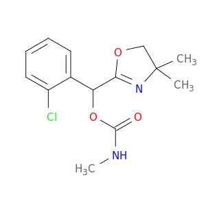 2-Oxazolemethanol, a-(2-chlorophenyl)-4,5-dihydro-4,4-dimethyl-,methylcarbamate (ester) (9CI)