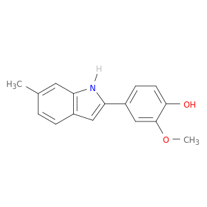 Phenol, 2-methoxy-4-(6-methyl-1H-indol-2-yl)-