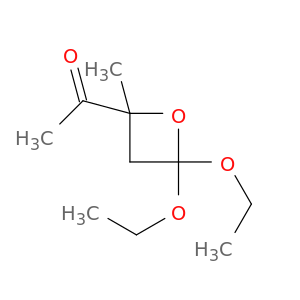 Ethanone, 1-(4,4-diethoxy-2-methyl-2-oxetanyl)-