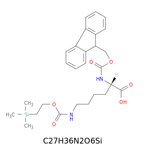 芴甲氧羰基-N6-三甲基硅乙氧羰酰基-L-赖氨酸