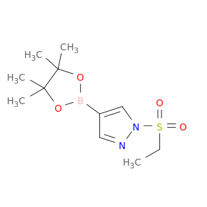 1-(乙基磺酰基)-4-(4,4,5,5-四甲基-1,3,2-二氧硼杂环戊烷-2-基)-1H-吡唑