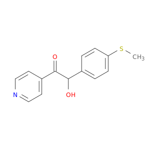 Ethanone, 2-hydroxy-2-[4-(methylthio)phenyl]-1-(4-pyridinyl)-