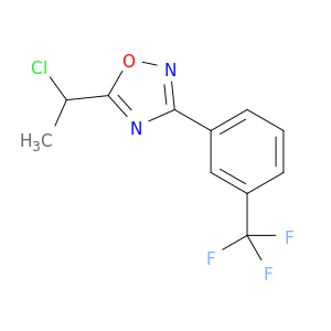 5-(1-Chloroethyl)-3-[3-(trifluoromethyl)phenyl]-1,2,4-oxadiazole