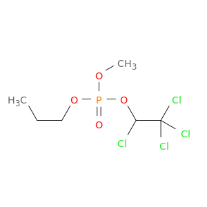 Phosphoric acid, methyl propyl 1,2,2,2-tetrachloroethyl ester