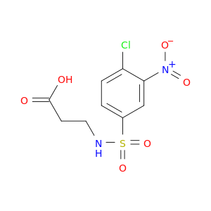 3-(4-Chloro-3-nitrobenzenesulfonamido)propanoic Acid