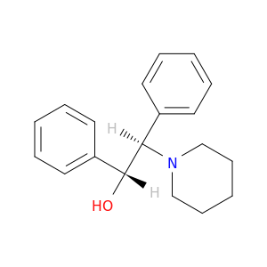 1-Piperidineethanol,a,b-diphenyl-, (aR,bR)-rel-