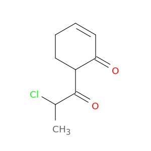 2-Cyclohexen-1-one,6-(2-chloro-1-oxopropyl)-