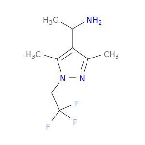 1-[3,5-二甲基-1-(2,2,2-三氟乙基)-1H-吡唑-4-基]乙-1-胺